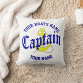 ボートキャプテンといかり クッション (ブランケット)
