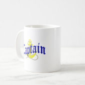 ボートキャプテンといかり コーヒーマグカップ (正面左)