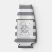 ボートキャプテンカスタマイズ石板グレイ ボトルクーラー (正面)