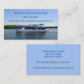 ボートキャプテンサービス魚釣り憲章 名刺 (正面/裏面)