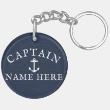 ボートキャプテンネーム航海のいかりネイビーブルー