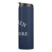 ボートキャプテンネーム航海のいかりネイビーブルー タンブラー (回転右)