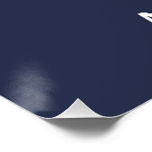 ボートキャプテン（キャプテンの名前をパーソナライズ） ポスター (コーナー)