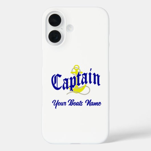 ボートキャプテン Case-Mate iPhoneケース (裏面)