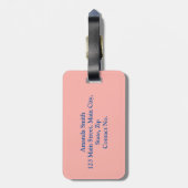 ボートクルーズ ラゲッジタグ (裏面縦)