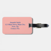 ボートクルーズ ラゲッジタグ (裏面横)