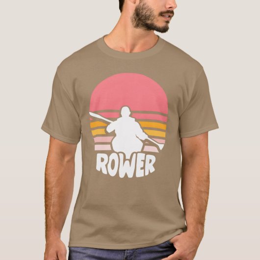 ボートクルー ローイング スポーツ 仲間 Tシャツ (正面)
