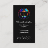 ボートクールいかりマリンテーマ 名刺 (正面)