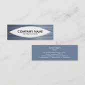 ボートシェイプ – クロムチューブ スキニー名刺 (正面/裏面)