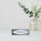 ボートシェイプ – クロムチューブ スキニー名刺 (スタンド正面)