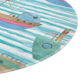 ボートストライプのパタ絵画ーン。 カッティングボード (角)