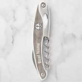 ボートズパーソナライズされたコルクスクリューボトルオープナー ソムリエナイフ (裏面)