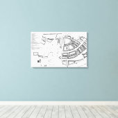 ボートセーラパーソナライズされたー海軍ホーム航海の&キッズ キャンバスプリント (インサイチュ (ウッドフロア))