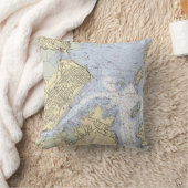 ボートセーラパーソナライズされたー海軍ホーム航海の&キッズ クッション (ブランケット)