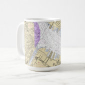 ボートセーラパーソナライズされたー海軍ホーム航海の&キッズ コーヒーマグカップ (正面左)