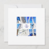 ボートタイムおもしろいプ芸術的ン白帆 セーブザデート (裏面)