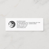 ボートチャーター魚釣り スキニー名刺 (裏面)