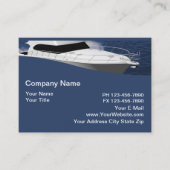 ボートテーマモダン名刺 名刺 (正面)