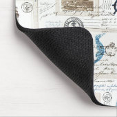 ボートテーマ航海の海いかりハンドルse マウスパッド (コーナー)