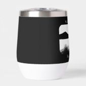 ボートデコパーソナライズされたア白黒ポントゥーン (正面)