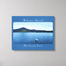 ボートデコパーソナライズされたールポントゥーンレイク