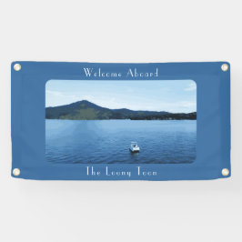 ボートデコパーソナライズされたールポントゥーンレイク 横断幕