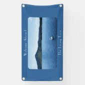 ボートデコパーソナライズされたールポントゥーンレイク 横断幕 (縦)