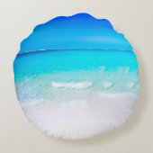 ボートデコール海シーブルー ラウンドクッション (裏面)