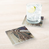 ボートデッキ ガラスコースター (アングル)