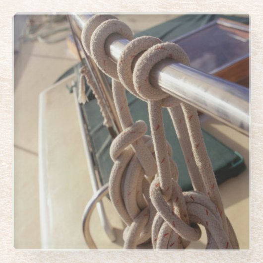 ボートデッキ ガラスコースター (正面)