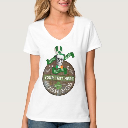 ボートトおもしろいロッターSt patricks Tシャツ (正面)