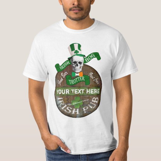 ボートトおもしろいロッターSt patricks Tシャツ (正面)