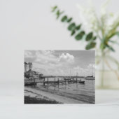 ボートドックとブリッジストリートクロックタワー ポストカード (スタンド正面)