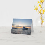 ボートドリームズノートカード カード (黄色い花)