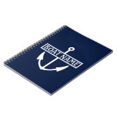 ボートネームいかりクルーズスクラップブック ノートブック (左側)