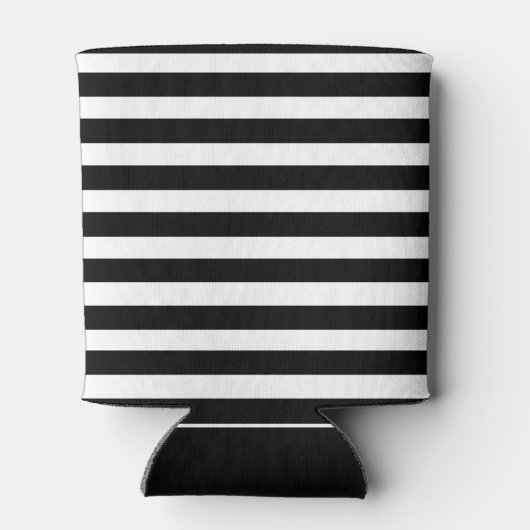 ボートネームいかり金ゴールドスタイルローレルブラックストライプ 缶クーラー (裏面)