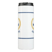 ボートネーム航海のいかり金ゴールドスタイルローレルスター タンブラー (裏面)