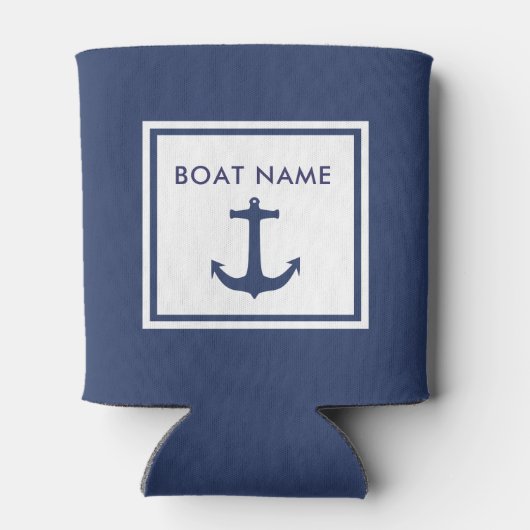 ボートネーム航海のブルーいかりキャプテン 缶クーラー (裏面)