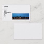 ボートハウスの列の名刺の芸術 名刺 (正面/裏面)