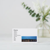 ボートハウスの列の名刺の芸術 名刺 (スタンド正面)