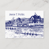 ボートハウスブルーでクルー漕ぎレース 名刺 (正面)