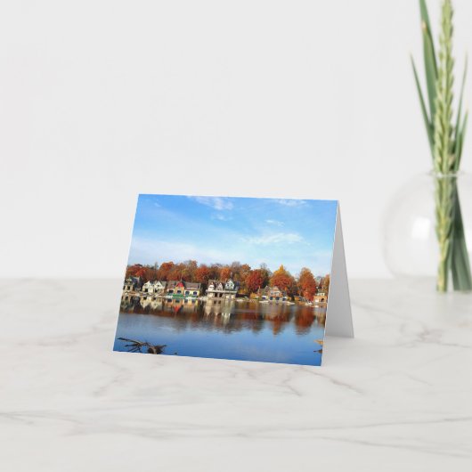 ボートハウスロウ,フィラデルフィア, PA カード (正面)