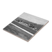 ボートハウスローウィンターb/w タイル (側面)