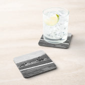 ボートハウスロー冬b/w コースター (右側)