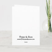 ボートバイオイスターシャック – 誕生日メンズ カード (裏面)