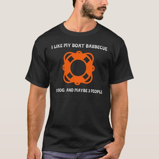ボートバーベキュー Tシャツ (正面)
