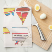 ボートパレードタオル キッチンタオル (四つ折り)