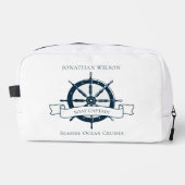 ボートパーソナライズされたキャプテンヴィンテージ航海のホイール ドップキット (正面)