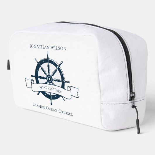ボートパーソナライズされたキャプテンヴィンテージ航海のホイール ドップキット (右コーナー)