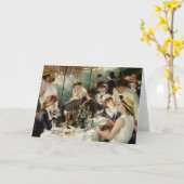 ボートパーティーの昼食会 カード (黄色い花)